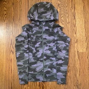 like-new lululemon camo scuba hoodie